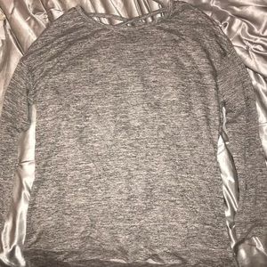 Grey wet seal long sleeve top